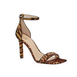 Vince Camuto Lauralie Leopard Animal Print  Mob Wife Stiletto Heels Size 7